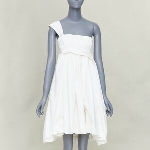 Gucci Cotton One Shoulder Bubble Dress